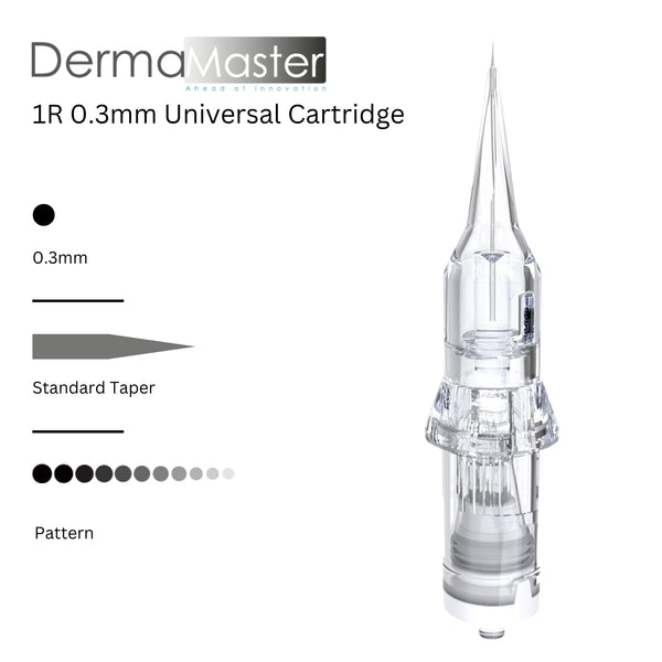 DermaMaster 1R 0.3mm Universal Needle Cartridge