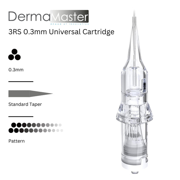 DermaMaster 3RS 0.3mm Universal Needle Cartridge