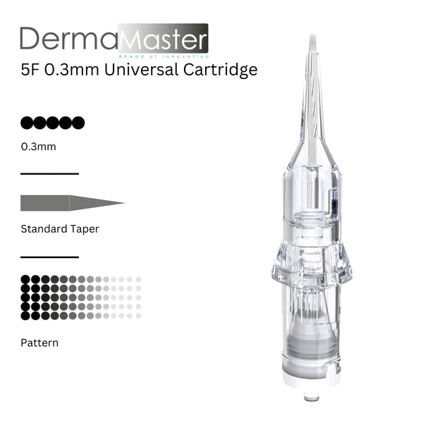 DermaMaster 5F 0.3 Needle Cartridge