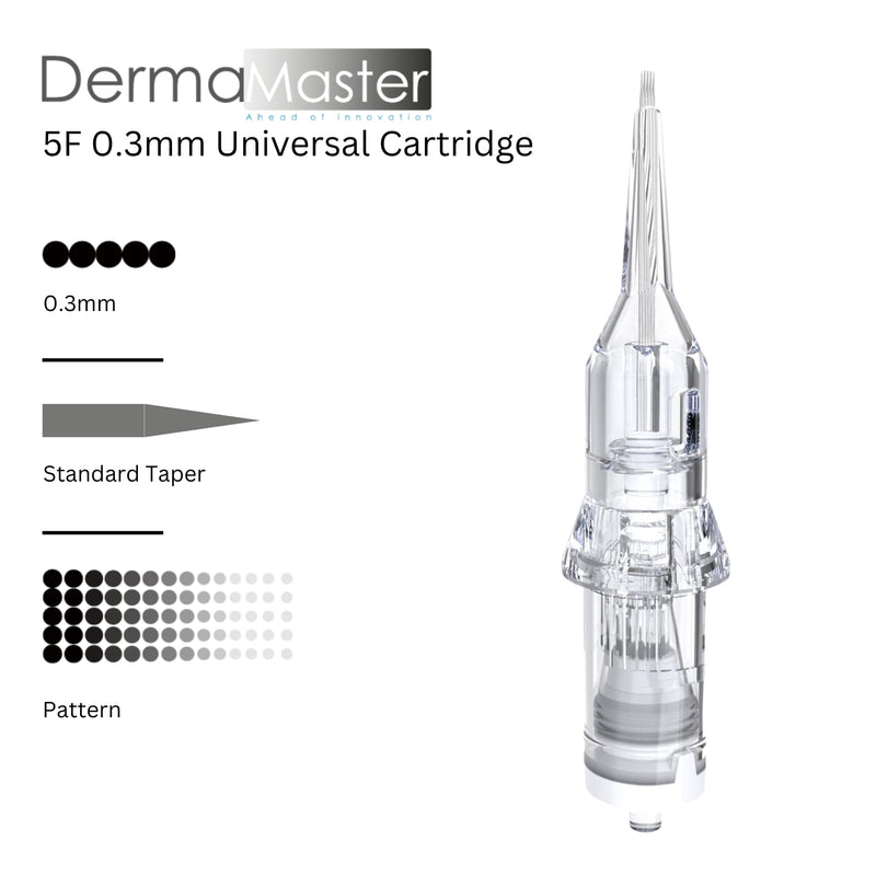 DermaMaster 5F 0.3 Needle Cartridge