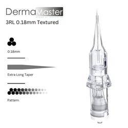 DermaMaster 3RL 0.18 Textured Universal Needle Cartridges