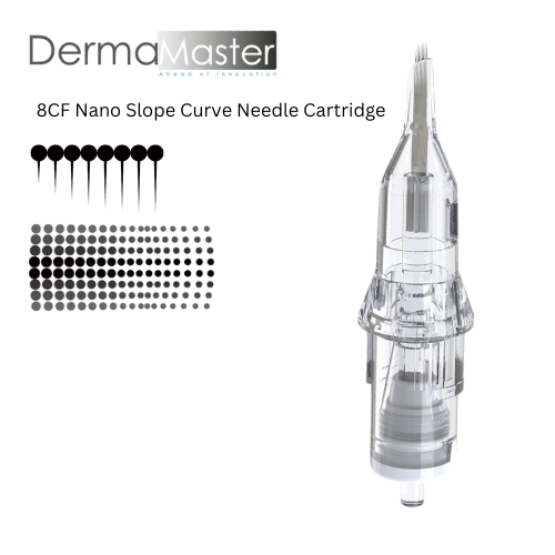 DermaMaster 8CF Nano Slope Curve Needle Cartridge 