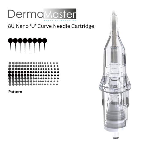 DermaMaster 8U Nano ‘U’ Curve Needle Cartridge 