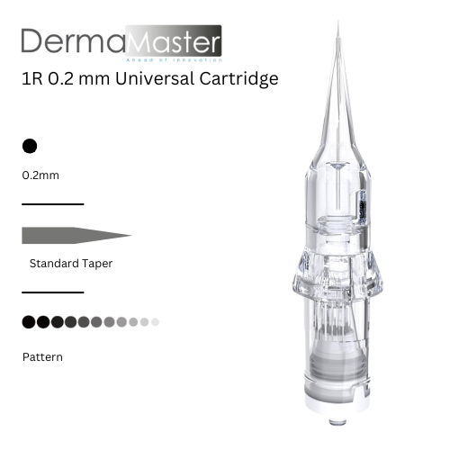 DermaMaster 1R 0.2 Nano Universal Needle Cartridge